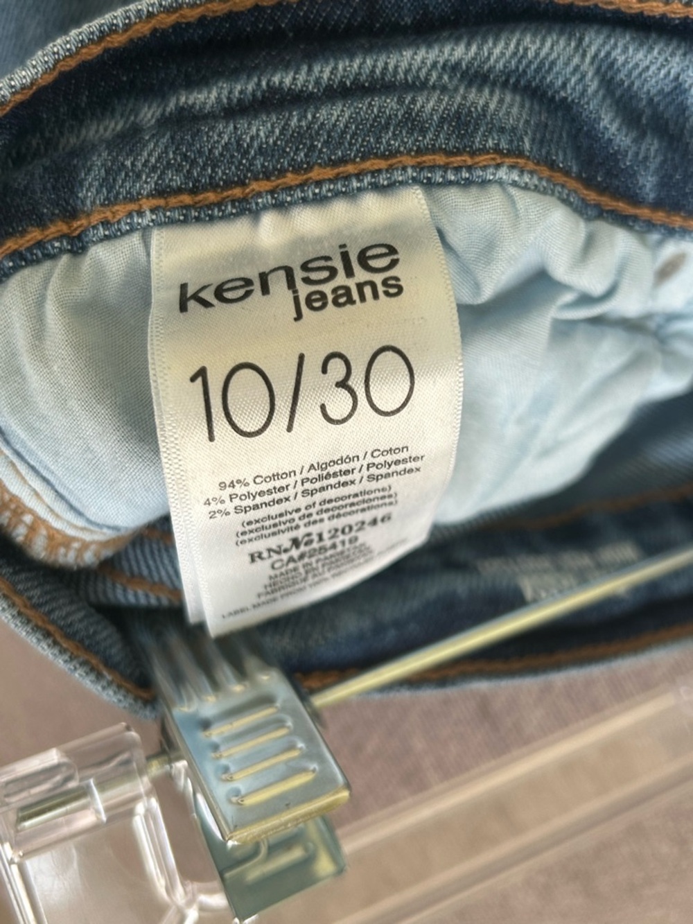 Kensie Tessa High Rise Bootcut Jeans - Picture 6 of 6